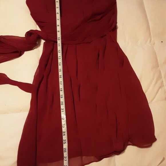 New Flirty Crimson Dress - Picture 9 of 9